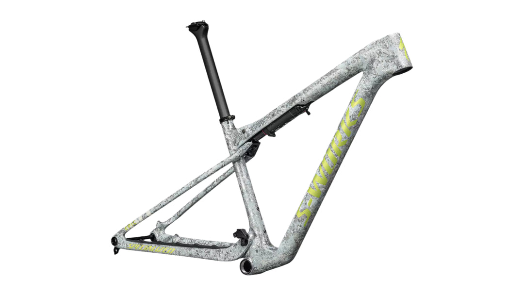 Specialized Epic S-Works Epic World Cup Frameset Gloss Dune White / Ashen Grey / Sea Foam Impasto Large