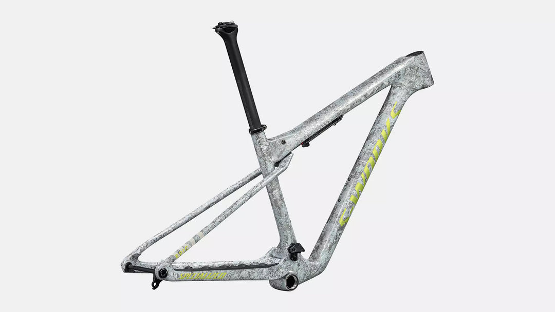 Specialized Epic S-Works Epic World Cup Frameset Gloss Dune White / Ashen Grey / Sea Foam Impasto Large