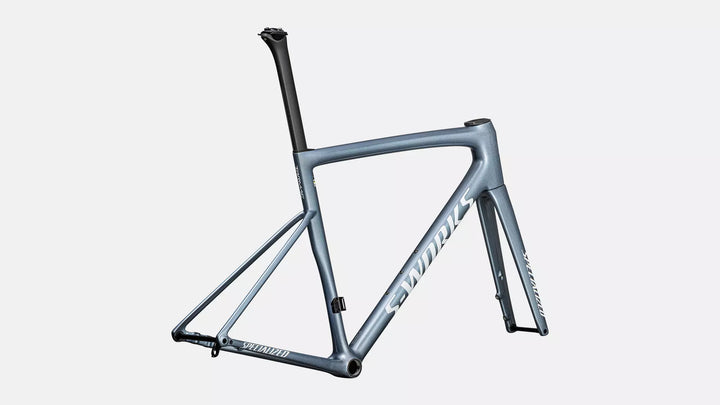 Specialized S-Works Tarmac SL8 Frameset  Gloss Glacial Metallic / Red To Gold Pearl / White 49