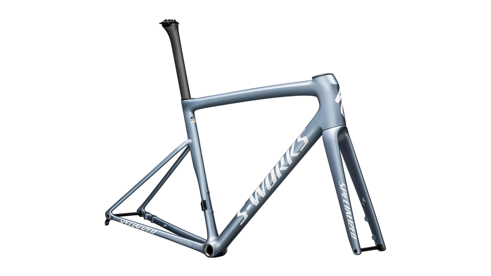 Specialized S-Works Tarmac SL8 Frameset Gloss Glacial Metallic / Red To Gold Pearl / White 49 Specialized The Bicycle Station