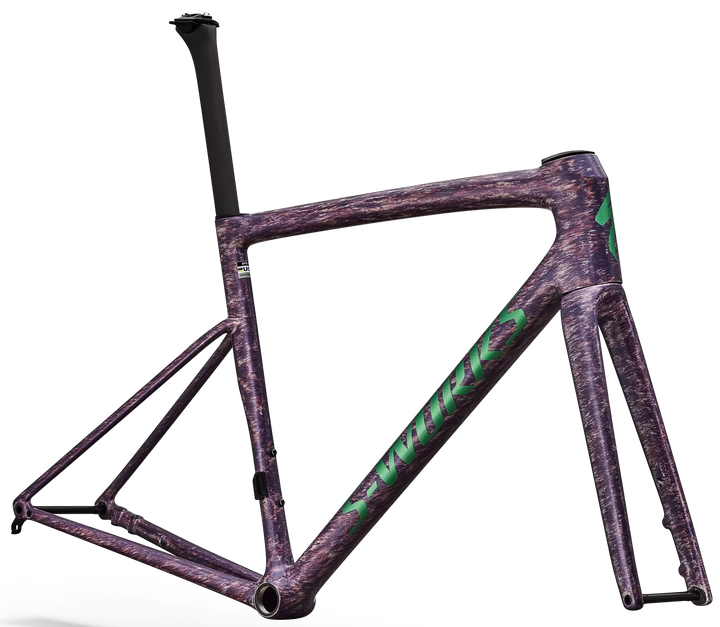 Specialized S-Works Tarmac SL8 Frameset Gloss Dolomite Metallic / Directional Brush / Oasis Tint Over Liquid Metal 52cm Specialized The Bicycle Station