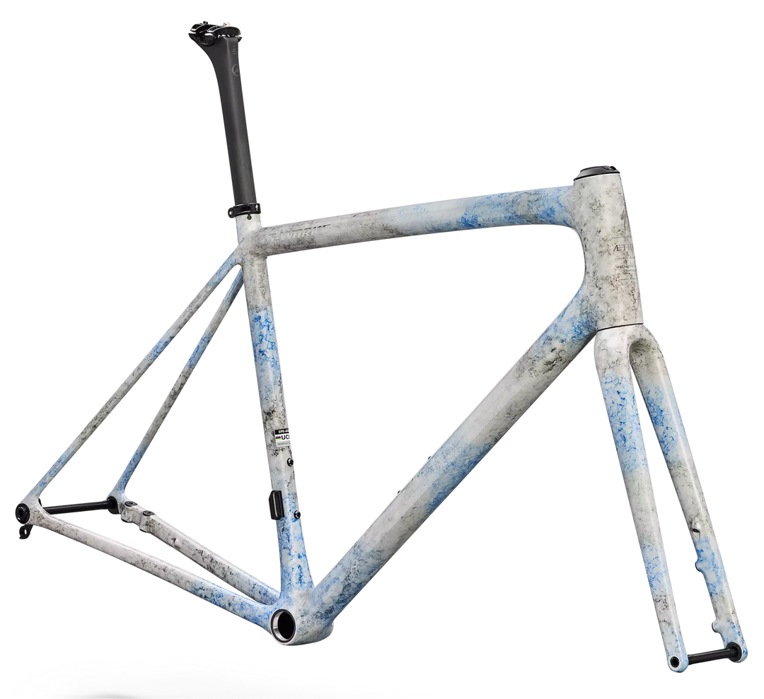 Specialized S-Works Aethos 2 Frameset Gloss Blue + Black Ink Wash / Chrome 56cm Specialized The Bicycle Station