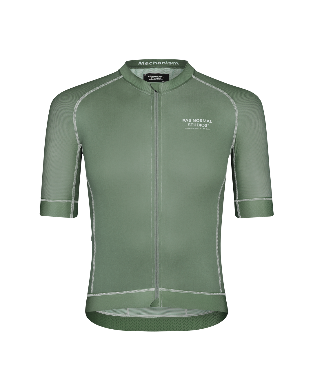 Men's Mechanism Jersey - Khaki Green - XL Pas Normal Studios The Bicycle Station