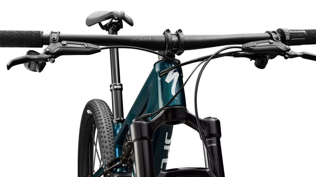 Specialized Epic 8 Comp SRAM S-1000 AXS, RockShox Select Gloss Emerald Metallic / White Medium Specialized The Bicycle Station