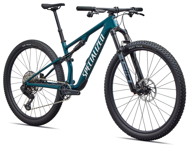 Specialized Epic 8 Comp SRAM S-1000 AXS, RockShox Select Gloss Emerald Metallic / White Medium Specialized The Bicycle Station