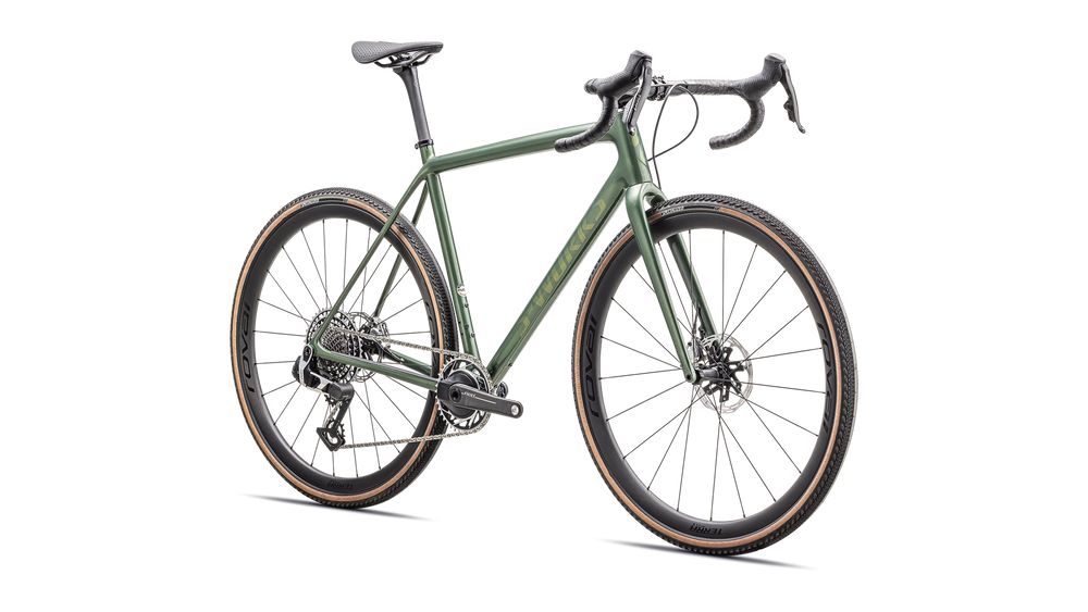 Specialized S-Works Crux 56 Gloss Cypress Metallic / Viavi Gold To Silver Pearl Specialized The Bicycle Station