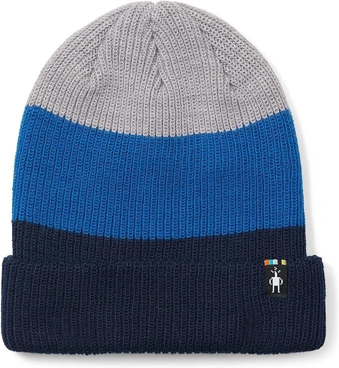 Smartwool Cantar Colorblock Beanie Unisex Laguna Blue