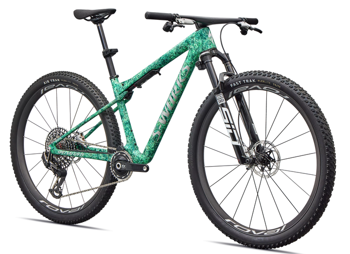 Specialized S-Works Epic World Cup SRAM XX SL AXS, RockShox Ultimate Flight Attendant Gloss Oasis Multi Dry Impasto / Liquid Metal Small Specialized The Bicycle Station