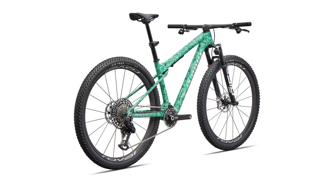 Specialized S-Works Epic World Cup SRAM XX SL AXS, RockShox Ultimate Flight Attendant Gloss Oasis Multi Dry Impasto / Liquid Metal Small Specialized The Bicycle Station