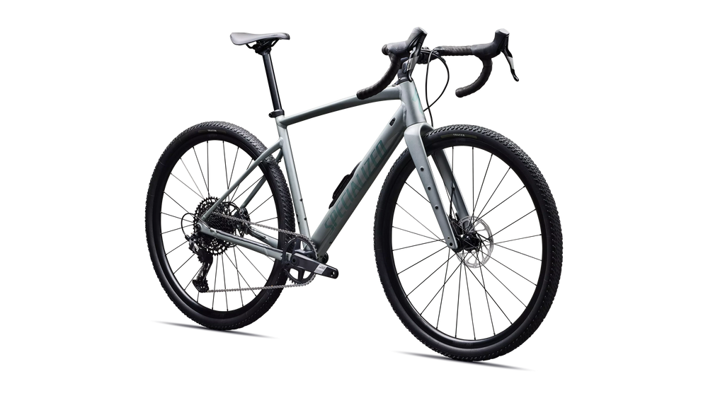 Specialized Diverge 4 Comp Alloy SRAM Apex Satin Shadow Silver / Fjord Metallic 54cm Specialized The Bicycle Station