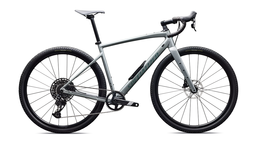 Specialized Diverge 4 Comp Alloy SRAM Apex Satin Shadow Silver / Fjord Metallic 54cm Specialized The Bicycle Station