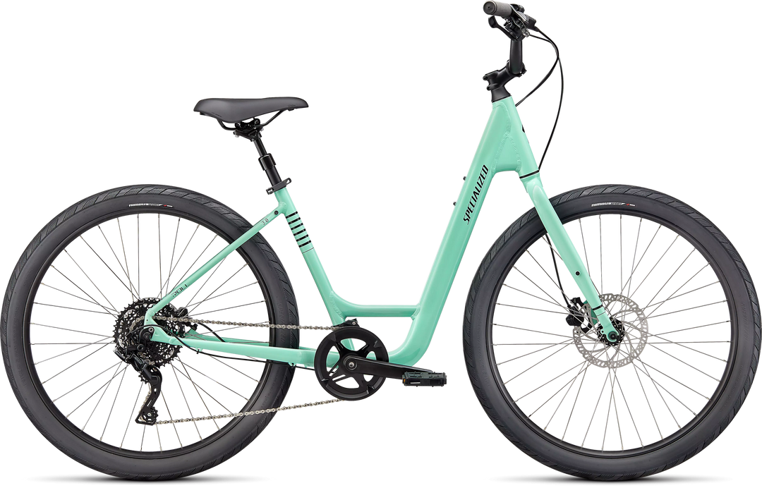 Specialized Roll 3.0 Low Entry Gloss Oasis / Forest Green / Satin Black Reflective Small Specialized The Bicycle Station