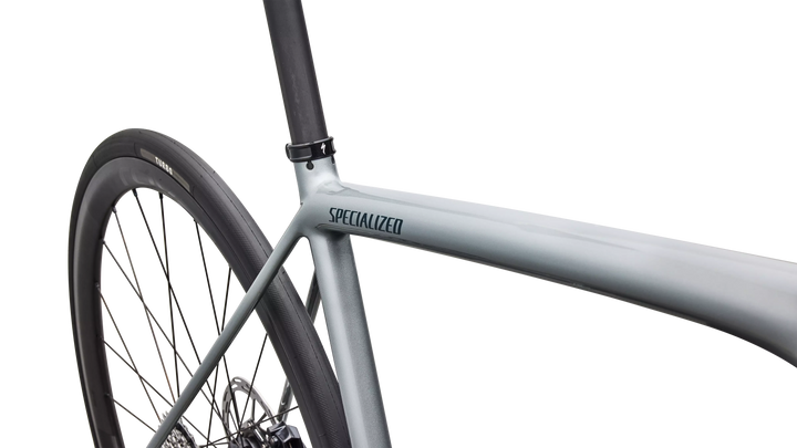 Specialized Aethos 2 Pro SRAM Force AXS Gloss Shadow Silver / Emerald Metallic 54cm