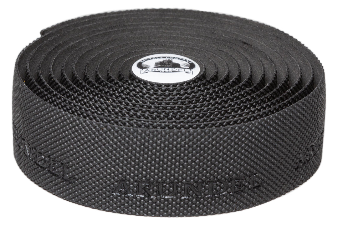 Arundel Bar Tape - Rubber Gecko - Black Arundel The Bicycle Station