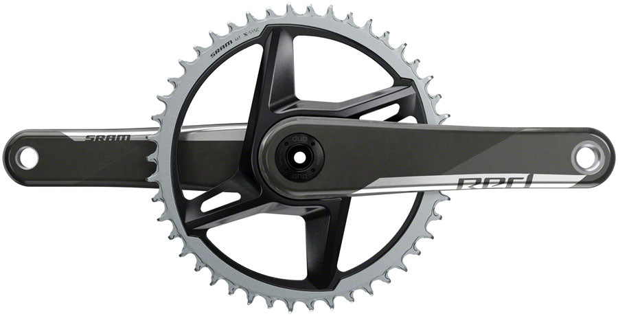 SRAM RED 1 AXS Crankset - 170mm, 12-Speed, 46t, 8-Bolt Direct Mount, DUB Spindle Interface, Natural Carbon, D1 SRAM The Bicycle Station