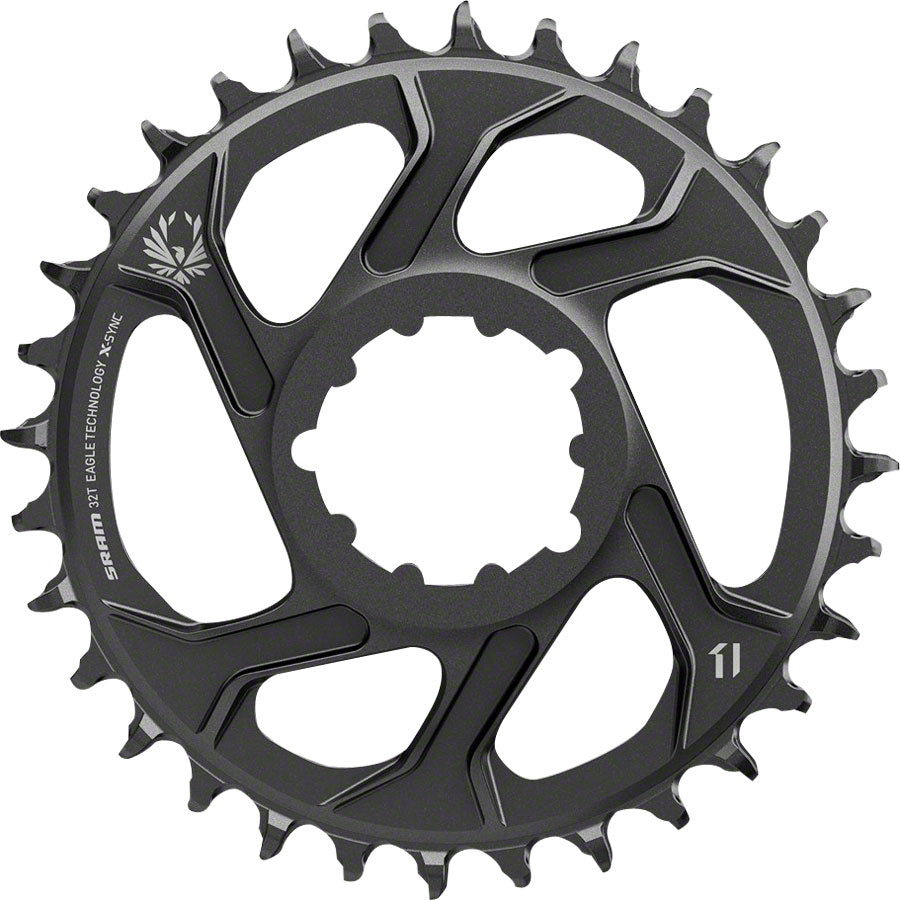 SRAM X-Sync 2 Eagle Direct Mount Chainring - 30 Tooth, 3mm Boost Offset, 12-Speed, Black SRAM The Bicycle Station