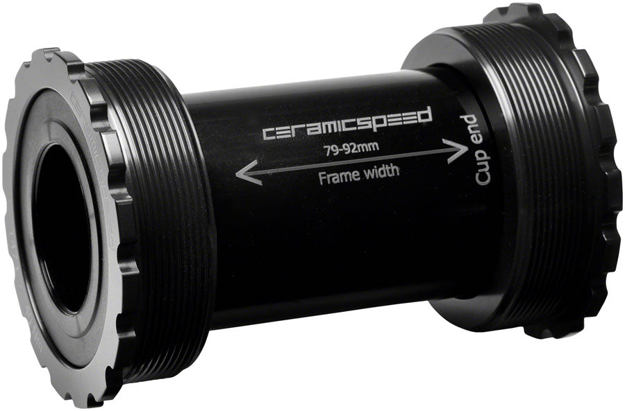 CeramicSpeed T47/86 Bottom Bracket - SRAM DUB Road, Coated Races, Black CeramicSpeed The Bicycle Station