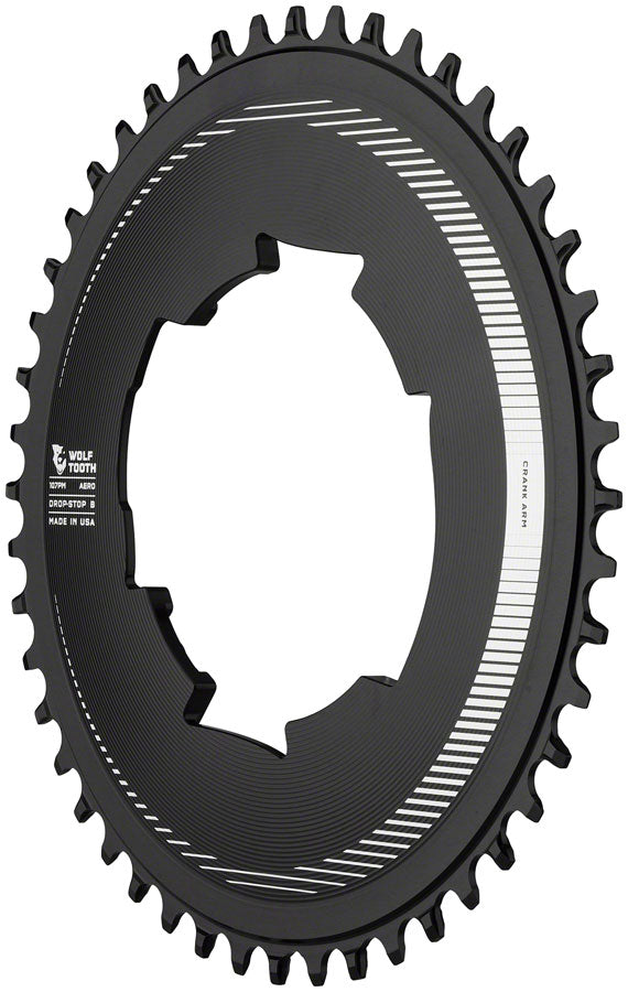Wolf Tooth Aero 107 BCD Chainring - 46t Wolf Tooth The Bicycle Station