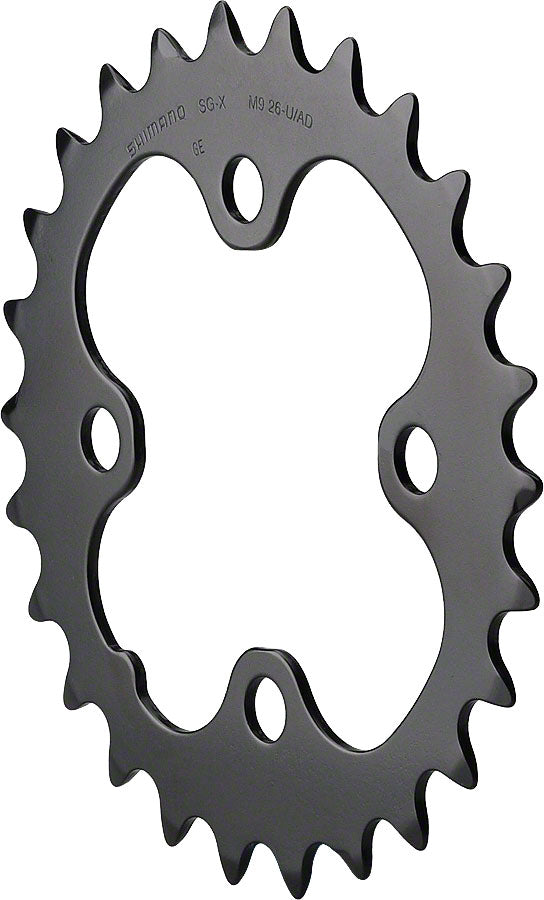 Shimano SLX M660/5 26t 64mm 9-Speed, LX T671 10-Speed Inner Chainring Black Shimano The Bicycle Station