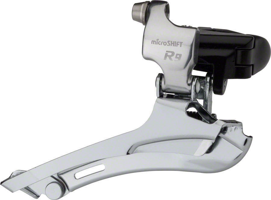 microSHIFT R9 Front Derailleur 9-Speed Double, 52T Max, 31.8/34.9 Band Clamp, Shimano Compatible microSHIFT The Bicycle Station