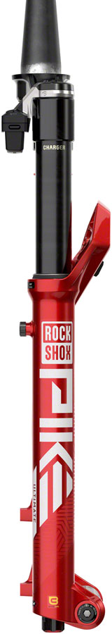 RockShox Pike Ultimate Flight Attendant Charger 3.1 Suspension Fork - 29", 140 mm, 15 x 110 mm, 44 mm Offset, Electric Red, A3 ROCKSHOX The Bicycle Station