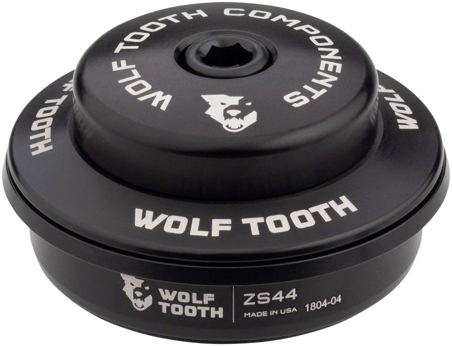 Wolf Tooth Performance Headset - ZS44/28.6 Upper, 6mm Stack, Black Wolf Tooth The Bicycle Station