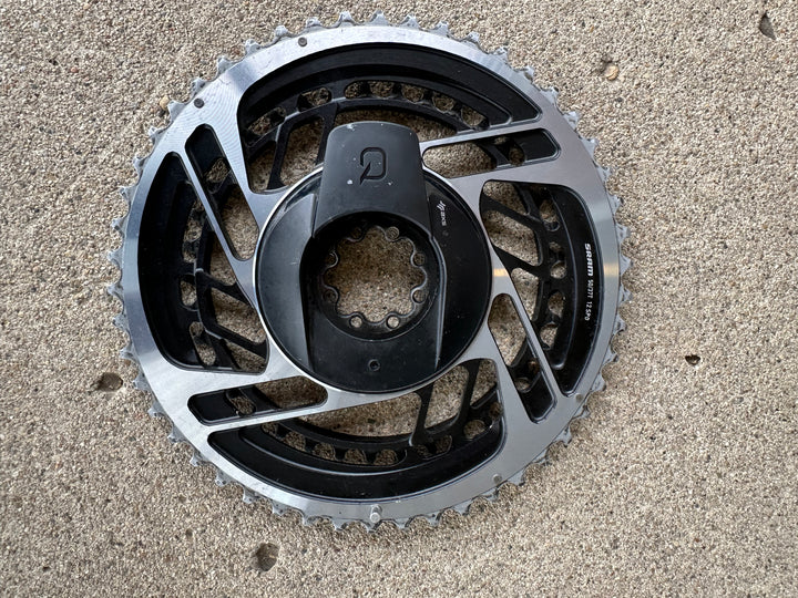 USED Sram Red AXS D1 Power Meter Spider with 50-37T Chainrings SRAM The Bicycle Station