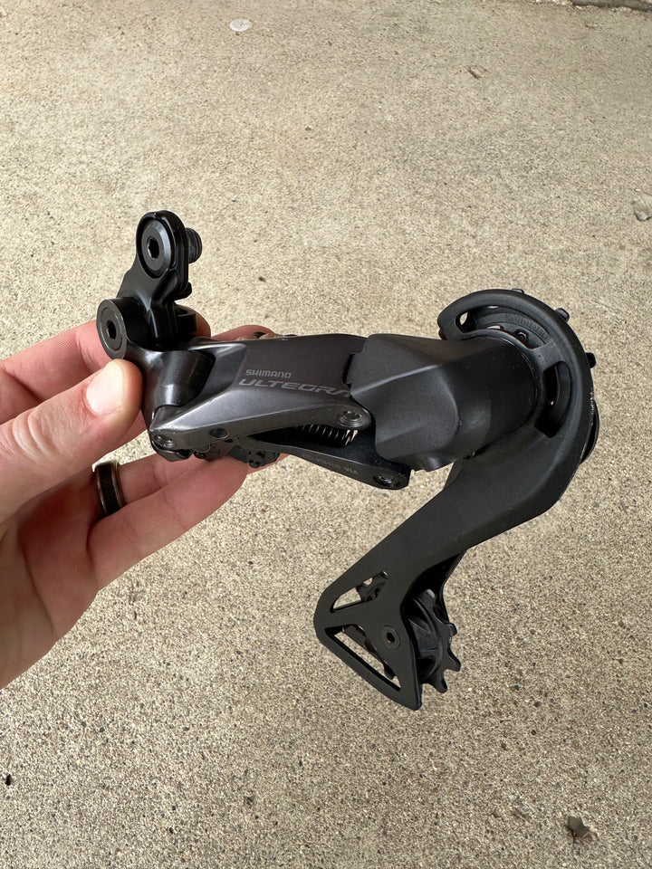 TAKE OFF Shimano Ultegra Di2 RD-R8150 12 Speed Rear Deurailer The Bicycle Station The Bicycle Station