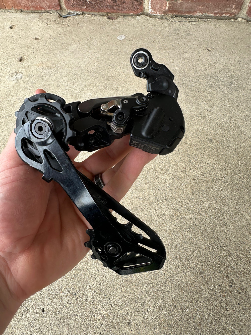 TAKE OFF Shimano Ultegra Di2 RD-R8150 12 Speed Rear Deurailer The Bicycle Station The Bicycle Station