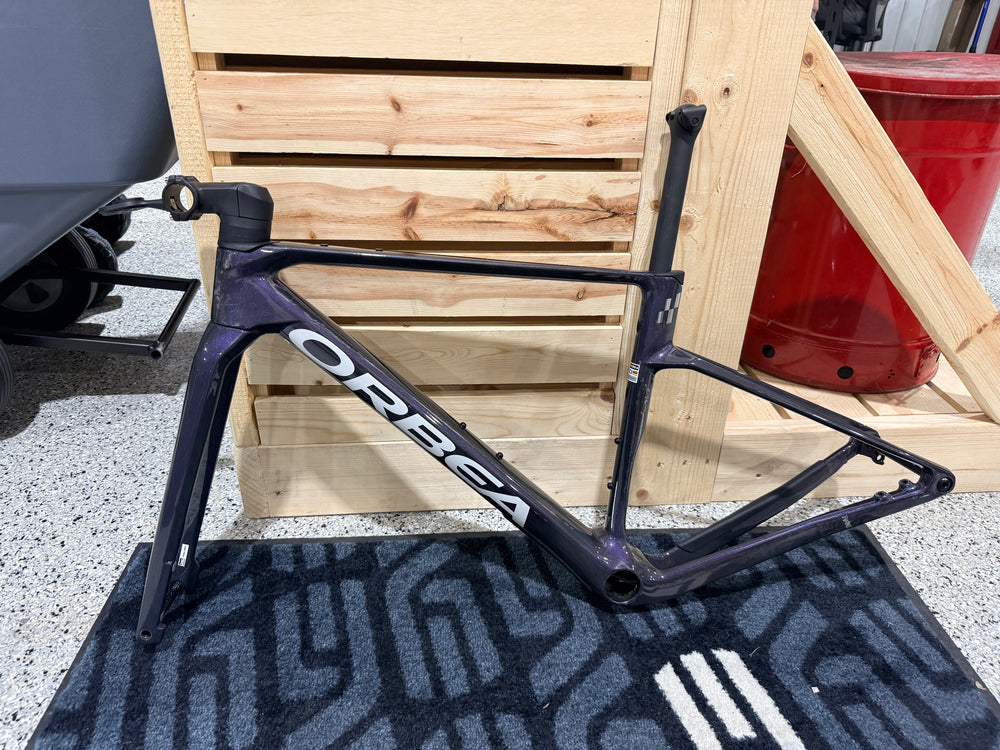 Used Orbea Terra Race OMX Frameset XS Carbon Tanzanite View Orbea The Bicycle Station
