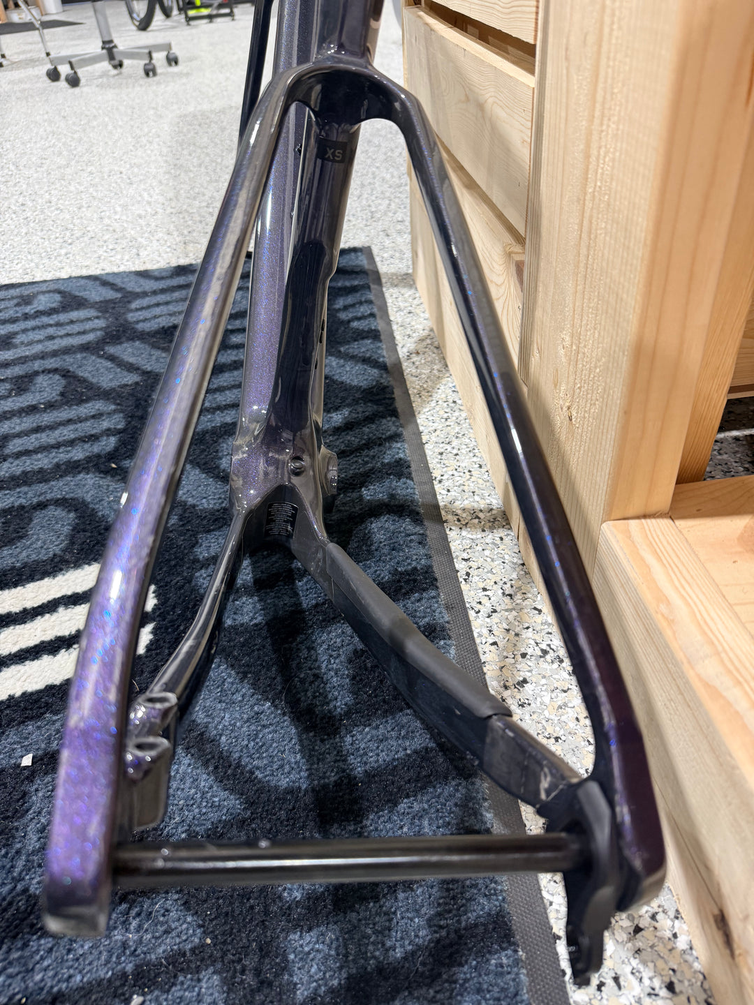 Used Orbea Terra Race OMX Frameset XS Carbon Tanzanite View Orbea The Bicycle Station