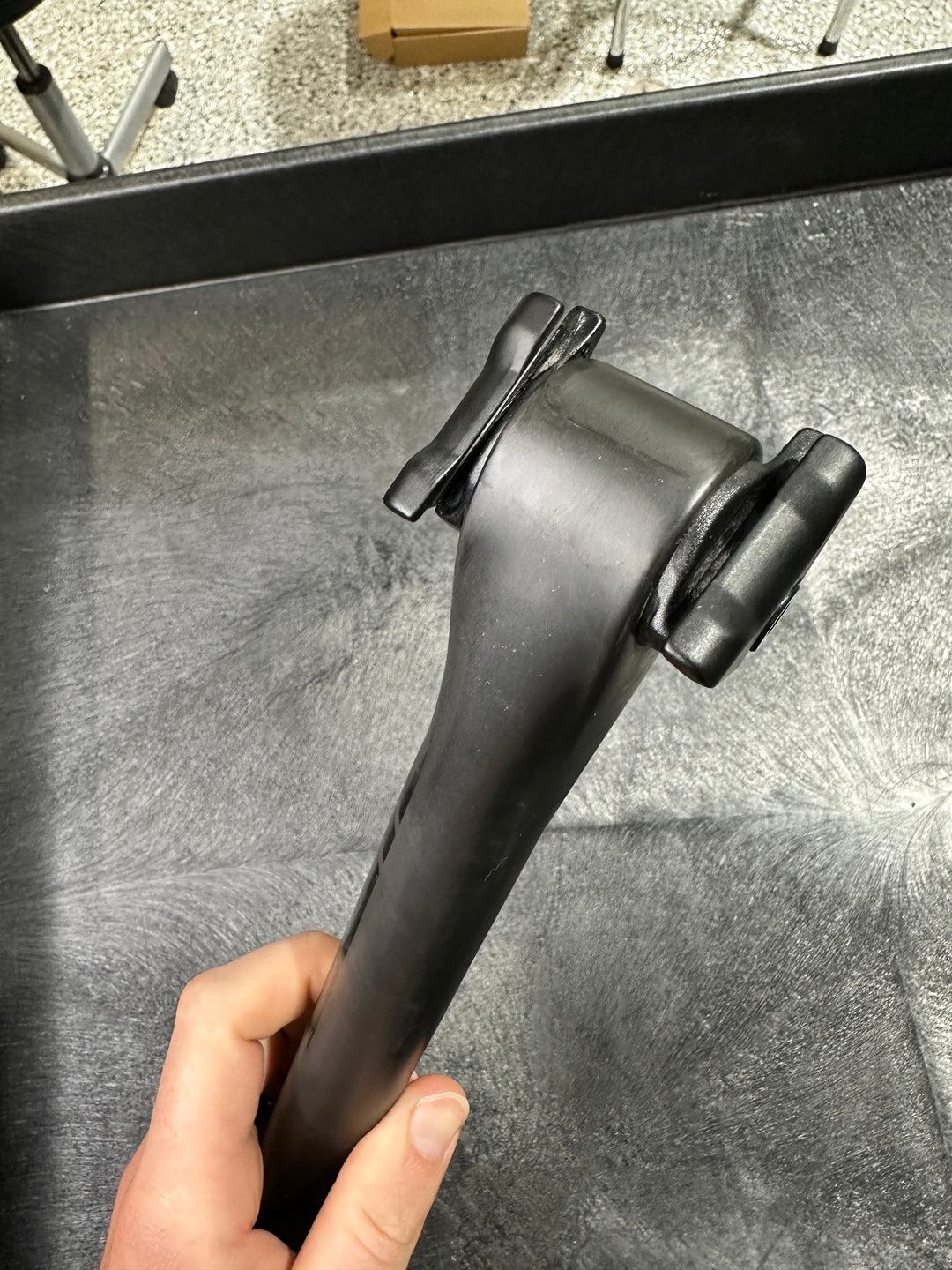 USED ZIPP Seatpost SL Speed 27.2 400 0mm offset, Carbon with Matte Black Logos B2