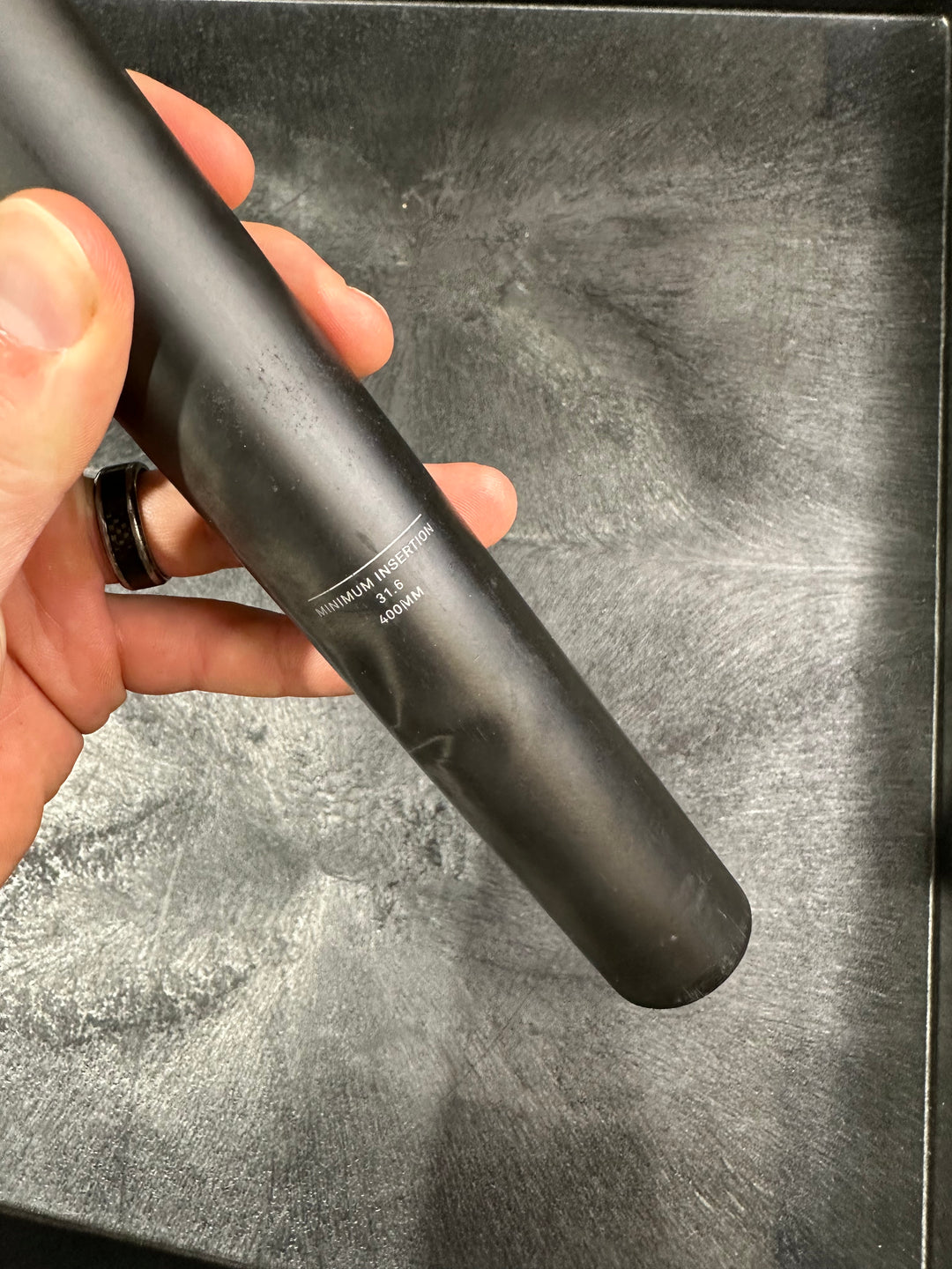 USED Zipp SL Speed 31.6 400mm Seatpost