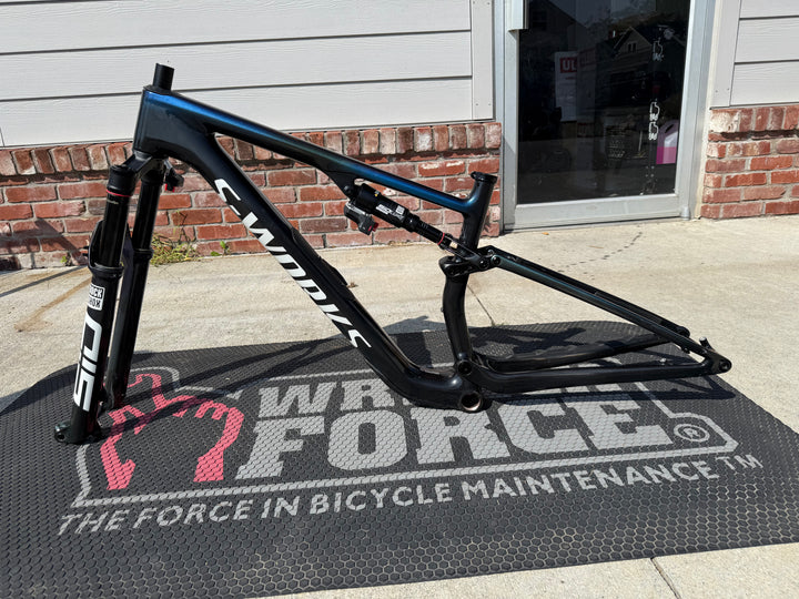 USED Specialized S-Works Epic 8 Frameset Flight Attendant Medium Blue / Green Specialized The Bicycle Station