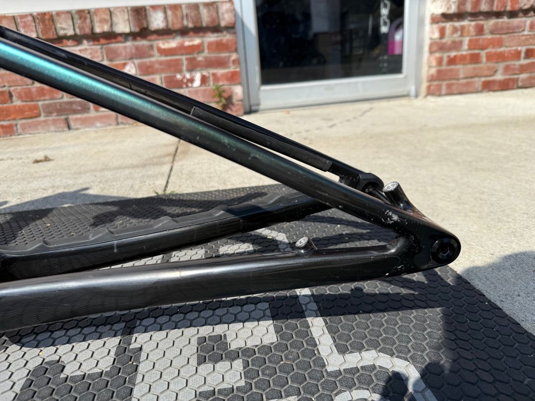 USED Specialized S-Works Epic 8 Frameset Flight Attendant Medium Blue / Green Specialized The Bicycle Station