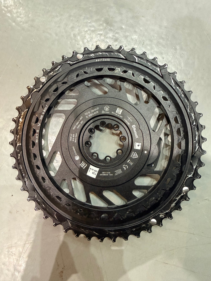 USED Sram Red AXS D1 Power Meter Spider with 50-37T Chainrings SRAM The Bicycle Station
