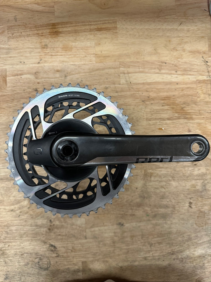 USED Sram Red 2x Crankset 172.5mm 48/35T 12spd Powermeter