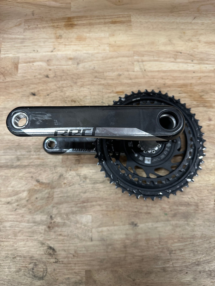 USED Sram Red 2x Crankset 172.5mm 48/35T 12spd Powermeter