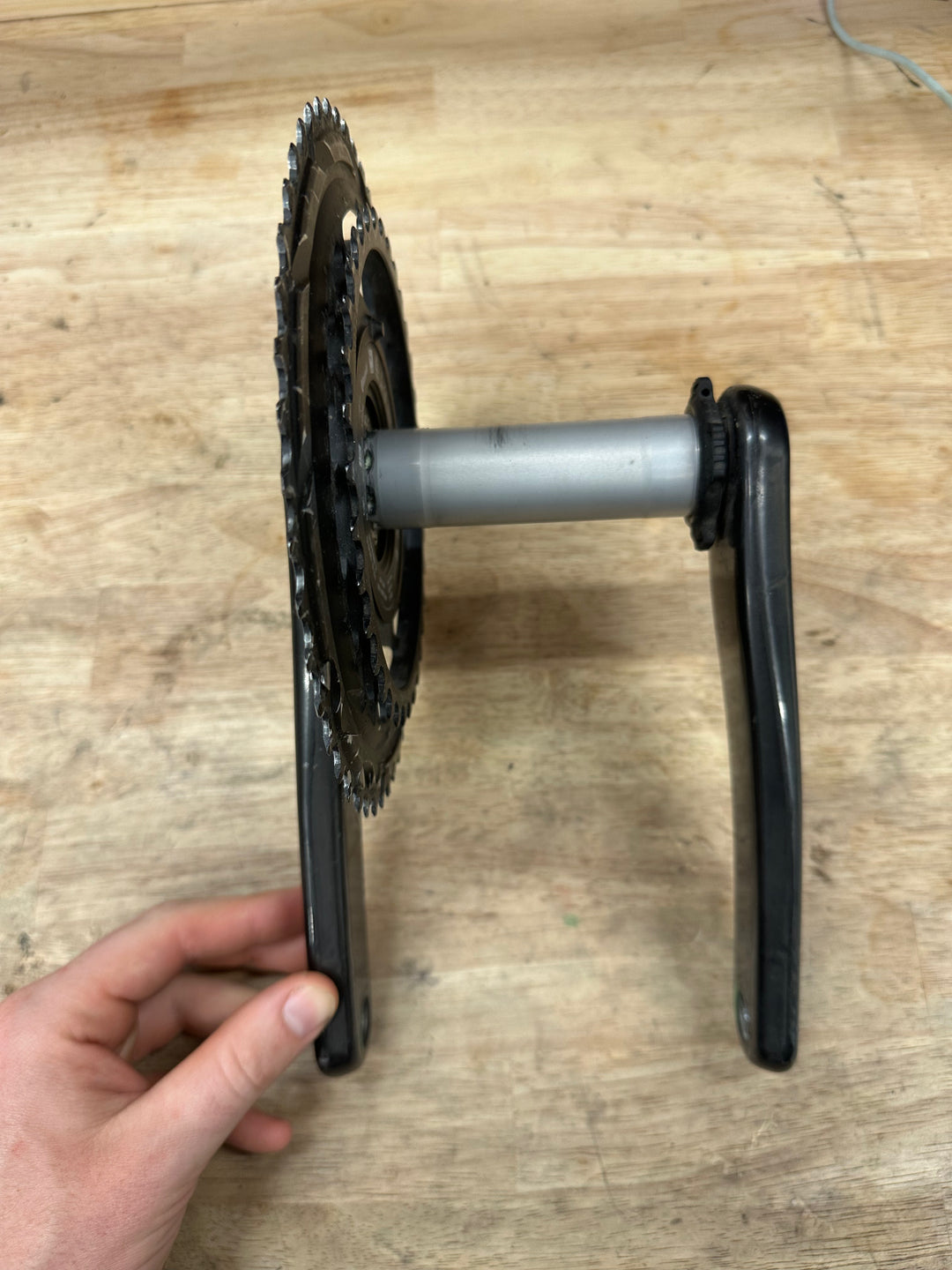 USED Sram Red 2x Crankset 172.5mm 48/35T 12spd Powermeter