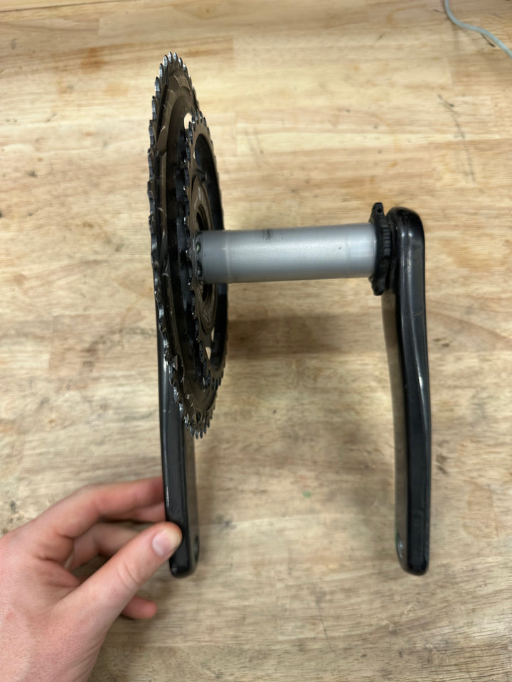 USED Sram Red 2x Crankset 172.5mm 48/35T 12spd Powermeter