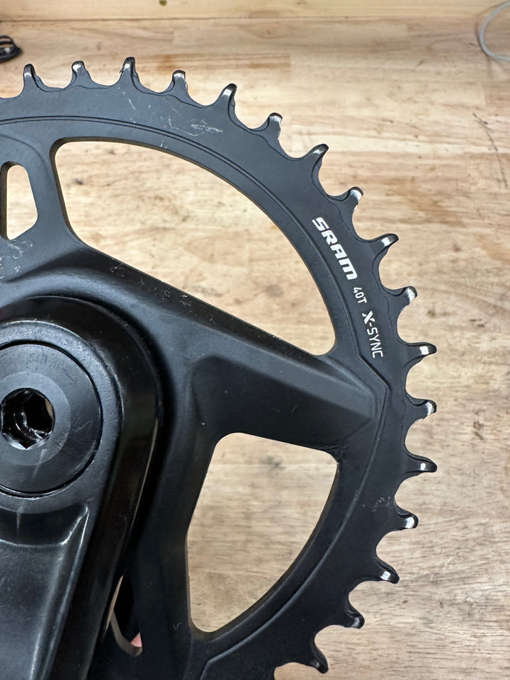 Used Sram Rival 175 Dub Wide 40T Crankset