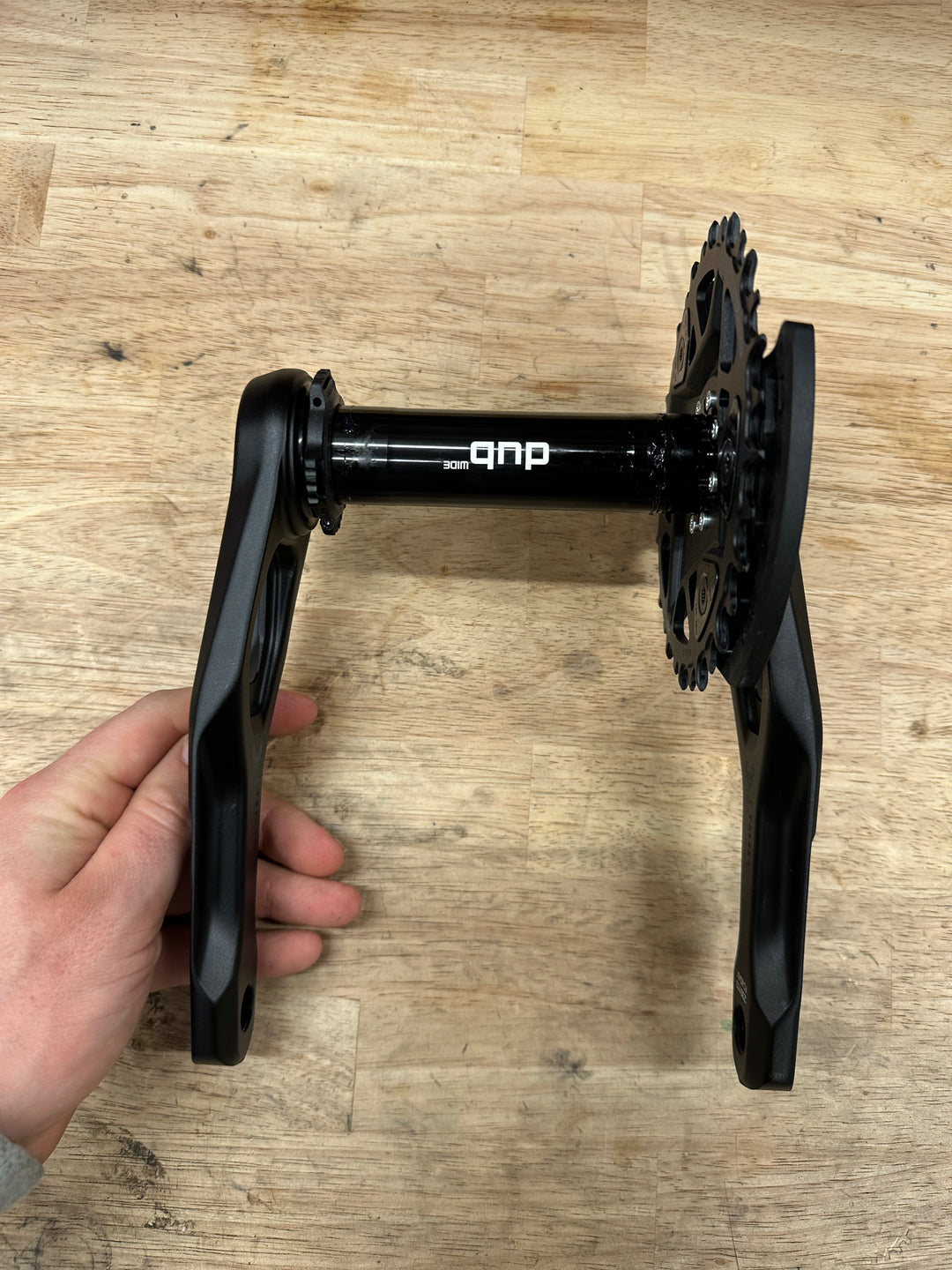 Take Off SRAM Crankset X0 Eagle V2 Q174 CL55 DUB MTB Wide 170mm Black 2-guards 32t T-Type (BB and BB DUB spacers are not included)