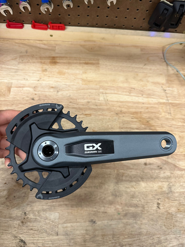 TAKE OFF Sram GX Crankset 170mm Black Chainring 32T with Bashguard