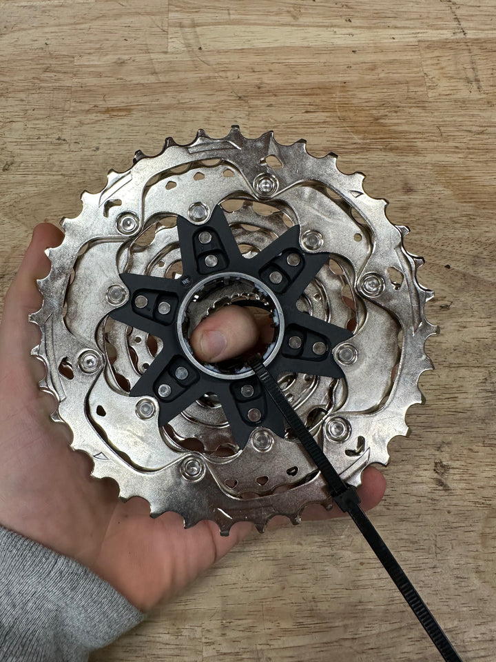 Take Off Shimano 105 CS-HG710-12 Cassette - 12-Speed, 11-36t, HG L2, Silver