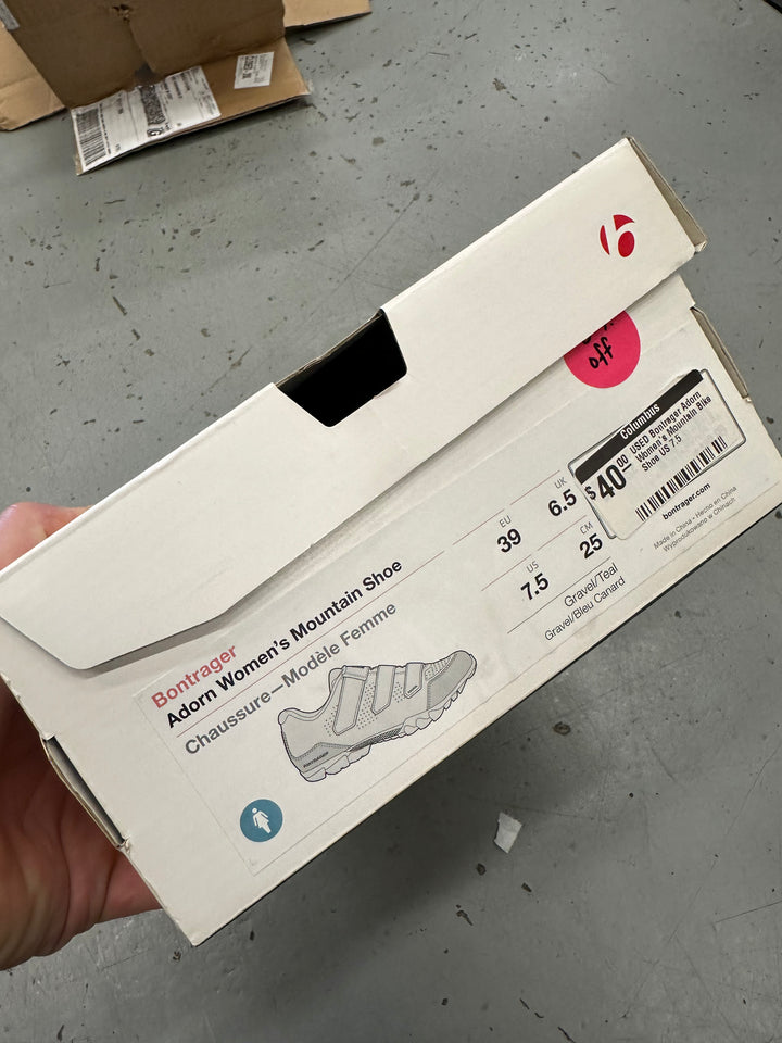 TAKE OFF Bontrager Adorn Shoe Gray 39 - Damaged box Bontrager The Bicycle Station