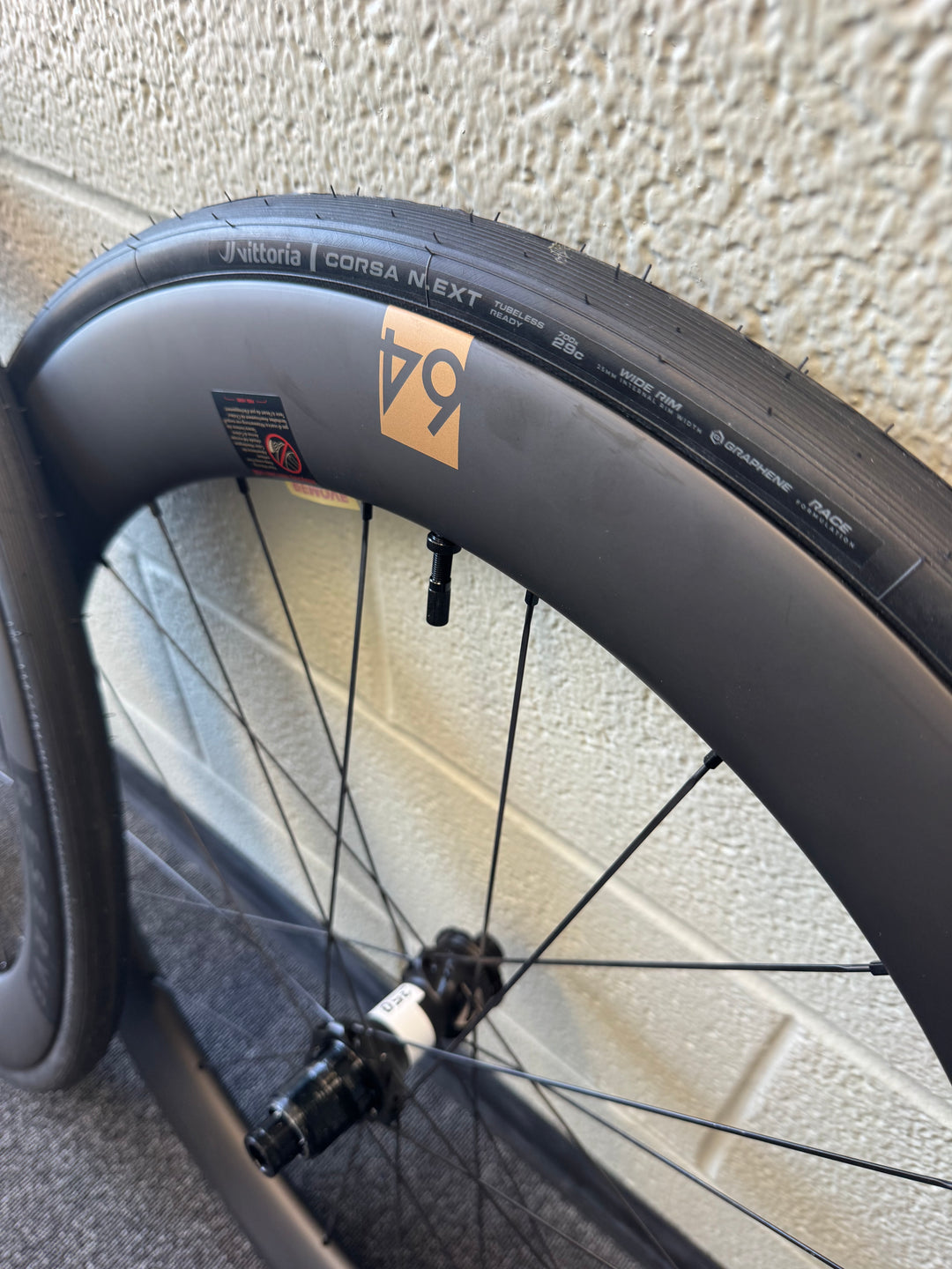 New Take-off with Tires Reserve 57|64 Turbulent Aero DT350 XDR Wheelset