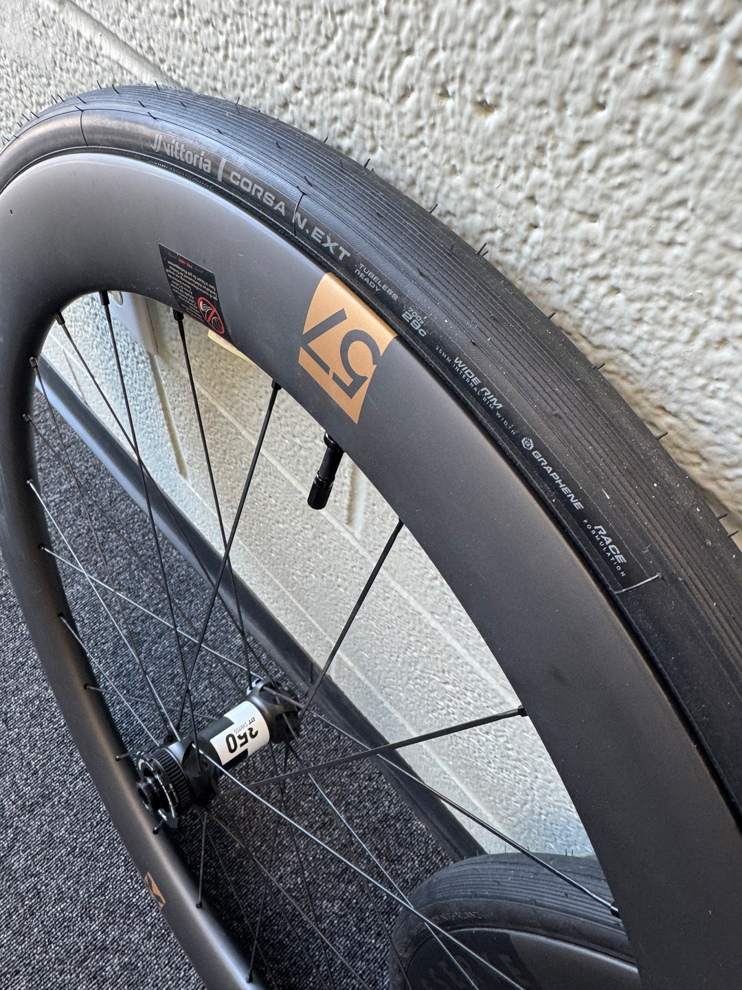 New Take-off with Tires Reserve 57|64 Turbulent Aero DT350 XDR Wheelset