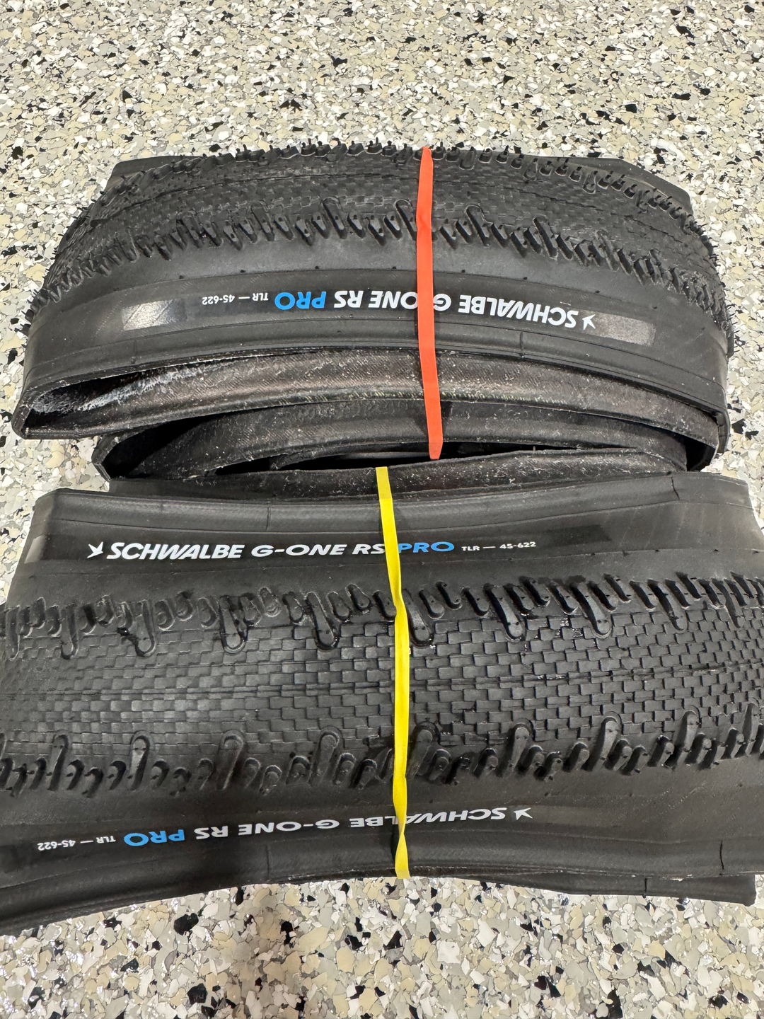 New Take-Off Schwalbe G-One RS Pro V-Guard Black 700x45 Pair Schwalbe The Bicycle Station