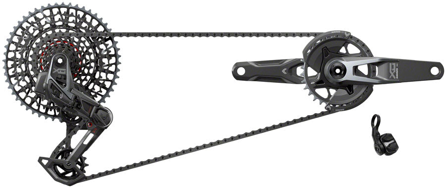 Sram X0 T-Type Eagle Transmission Groupset - 170mm Crank, 32t Chainring, AXS POD Controller, 10-52t Cassette, Rear Derailleur, Chain SRAM The Bicycle Station