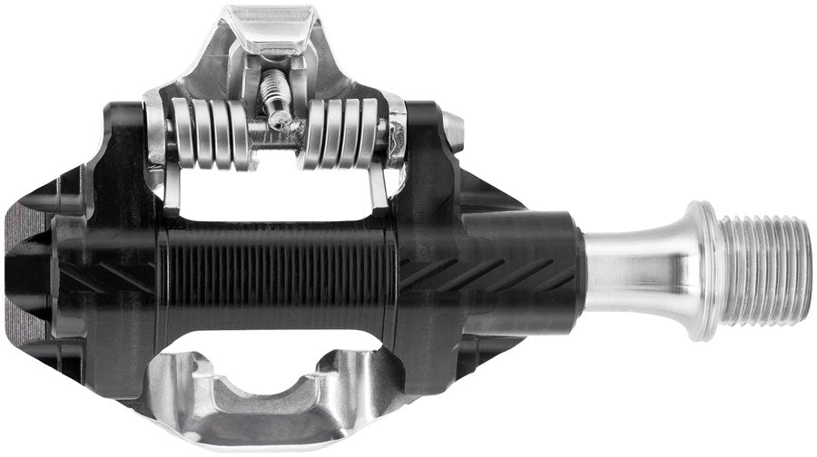 Wolf Tooth DEL Gravel Race Clipless Pedals - Single Sided Clipless, Alloy, 9/16", Black, Pair, Shimano SPD Wolf Tooth The Bicycle Station